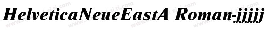 HelveticaNeueEastA Roman字体转换